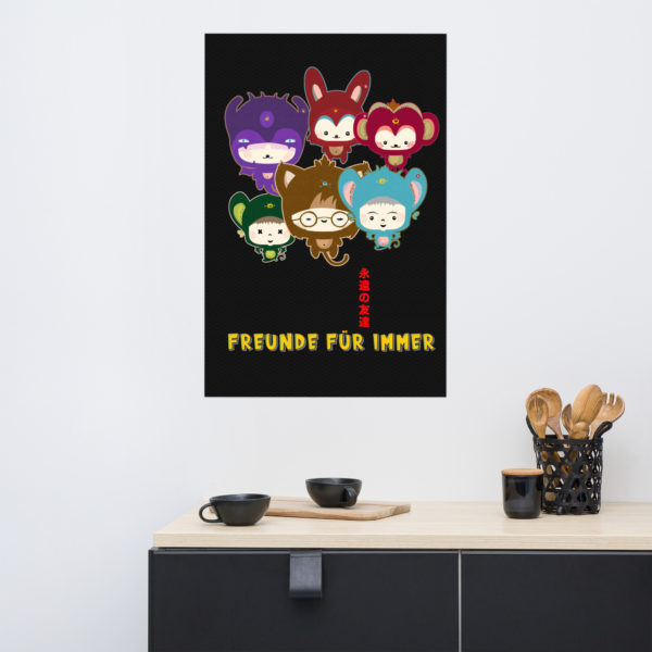 Poster Freunde für Immer