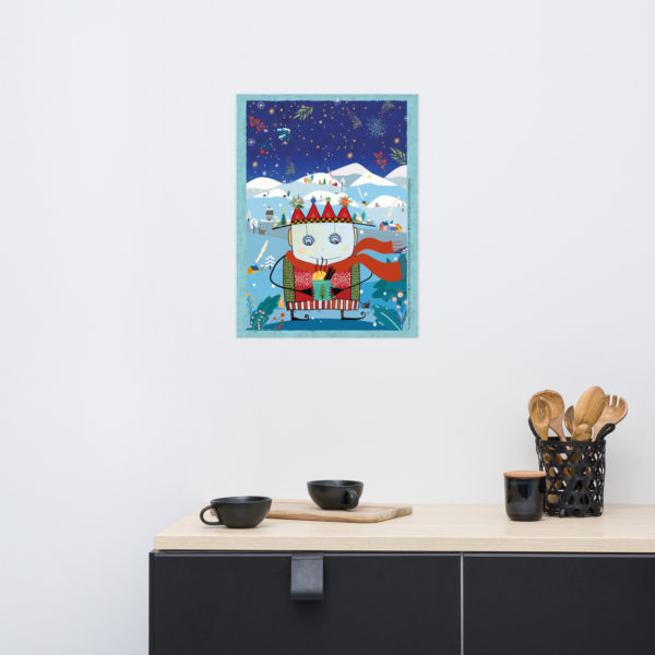 Prinz Bruno del Gado im Winter als Poster – Bild 3