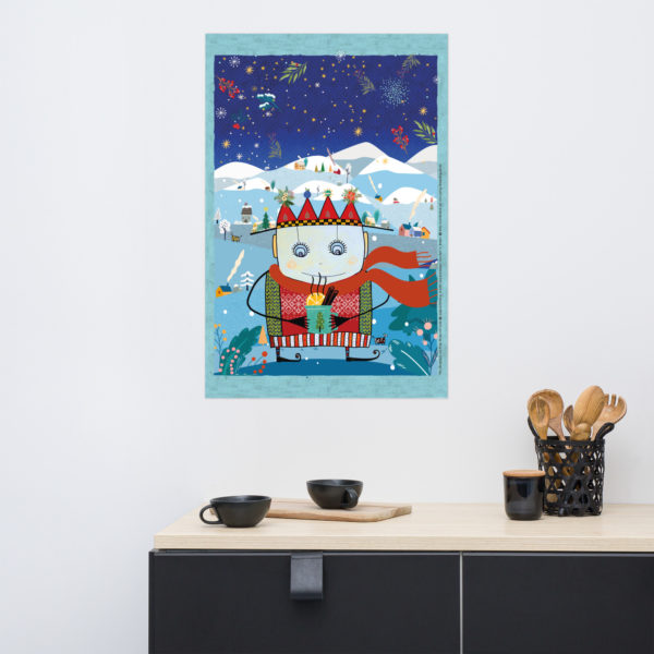Prinz Bruno del Gado im Winter als Poster – Bild 4