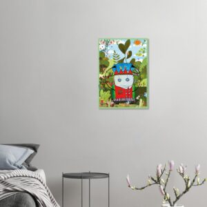Poster in DIN A2 – Prinz Bruno Del Gado freut sich auf den Frühling
